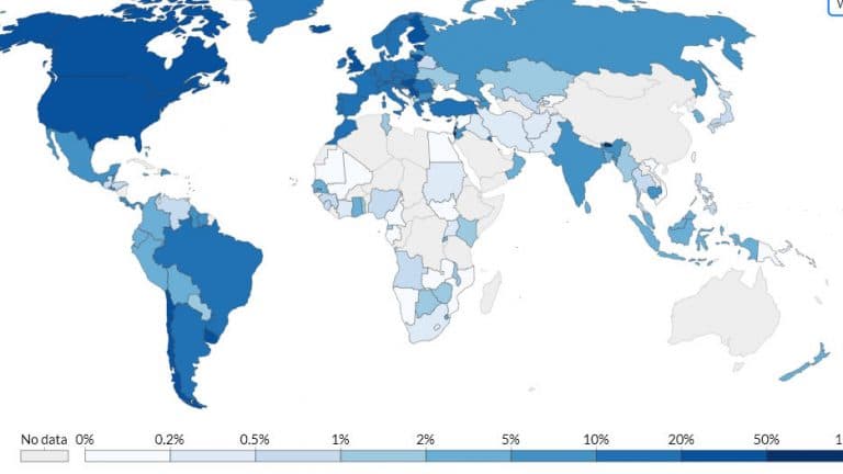 Статистика вакцинации от ковида по странам мира